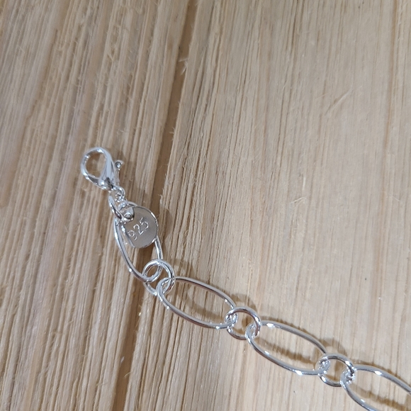 🍀🍀NEW🍀🍀PRETTY!! 925 STERLING SILVER SHAMROCK BRACELET 🍀🍀 - Picture 14 of 15